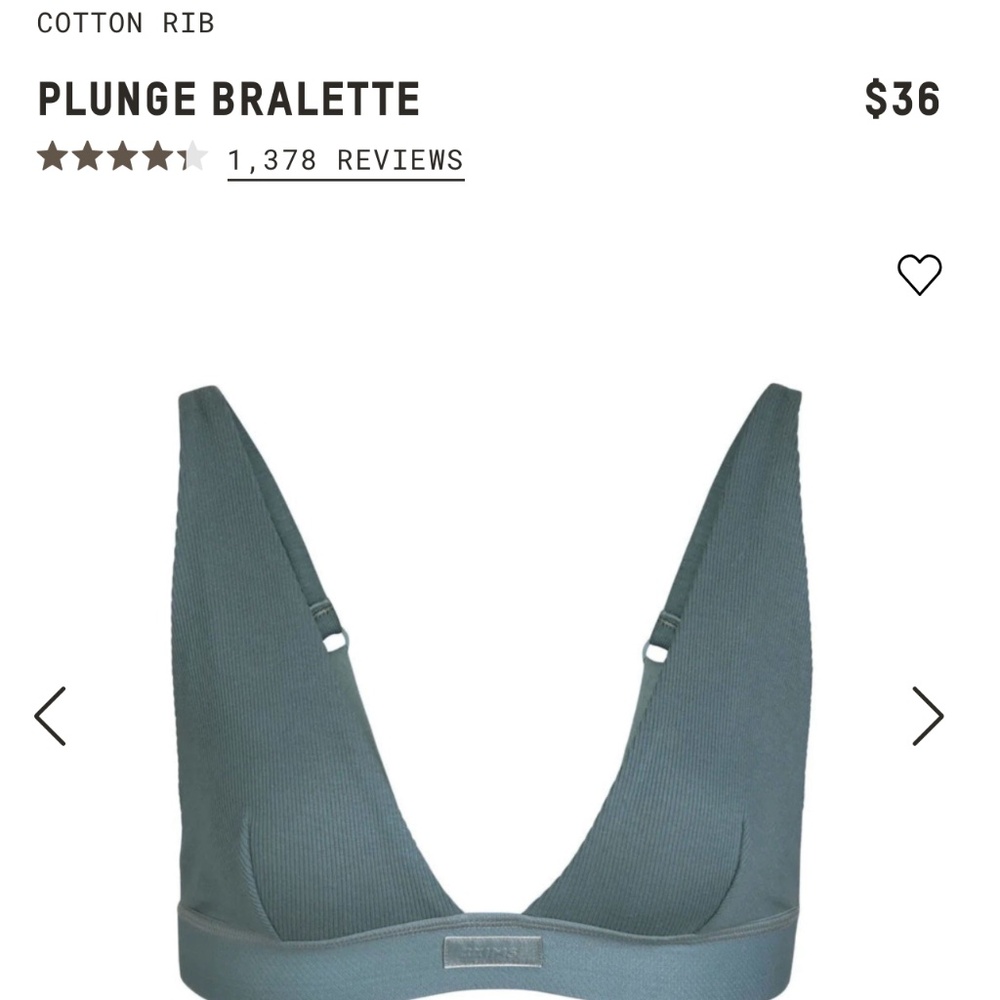 SKIMS Bralette - Kyanite